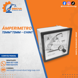 AMPERÍMETRO 72MMX72MM - CHINT