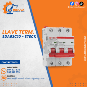LLAVE TERMOMÁGNETICA SDA63C10 - STECK